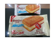 Печенье сандвич с прослойкой из локума